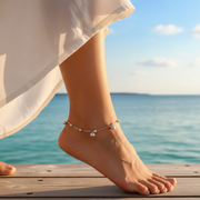 925 Sterling Silver Anklets with Adjustable Length